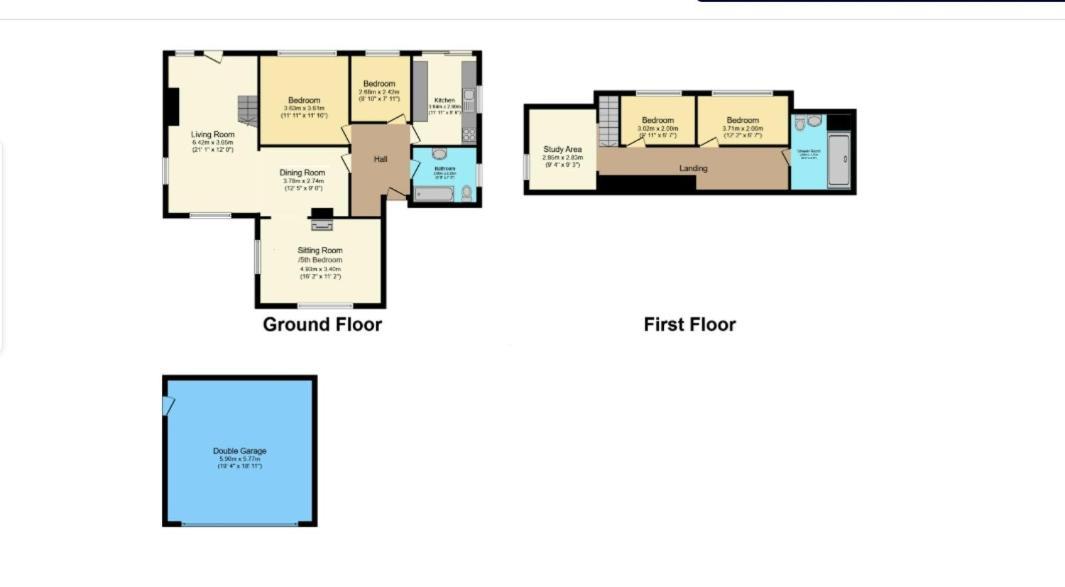 Beautiful 5 Bedroom Bungalow, Sleeps 7, In 칼른 외부 사진